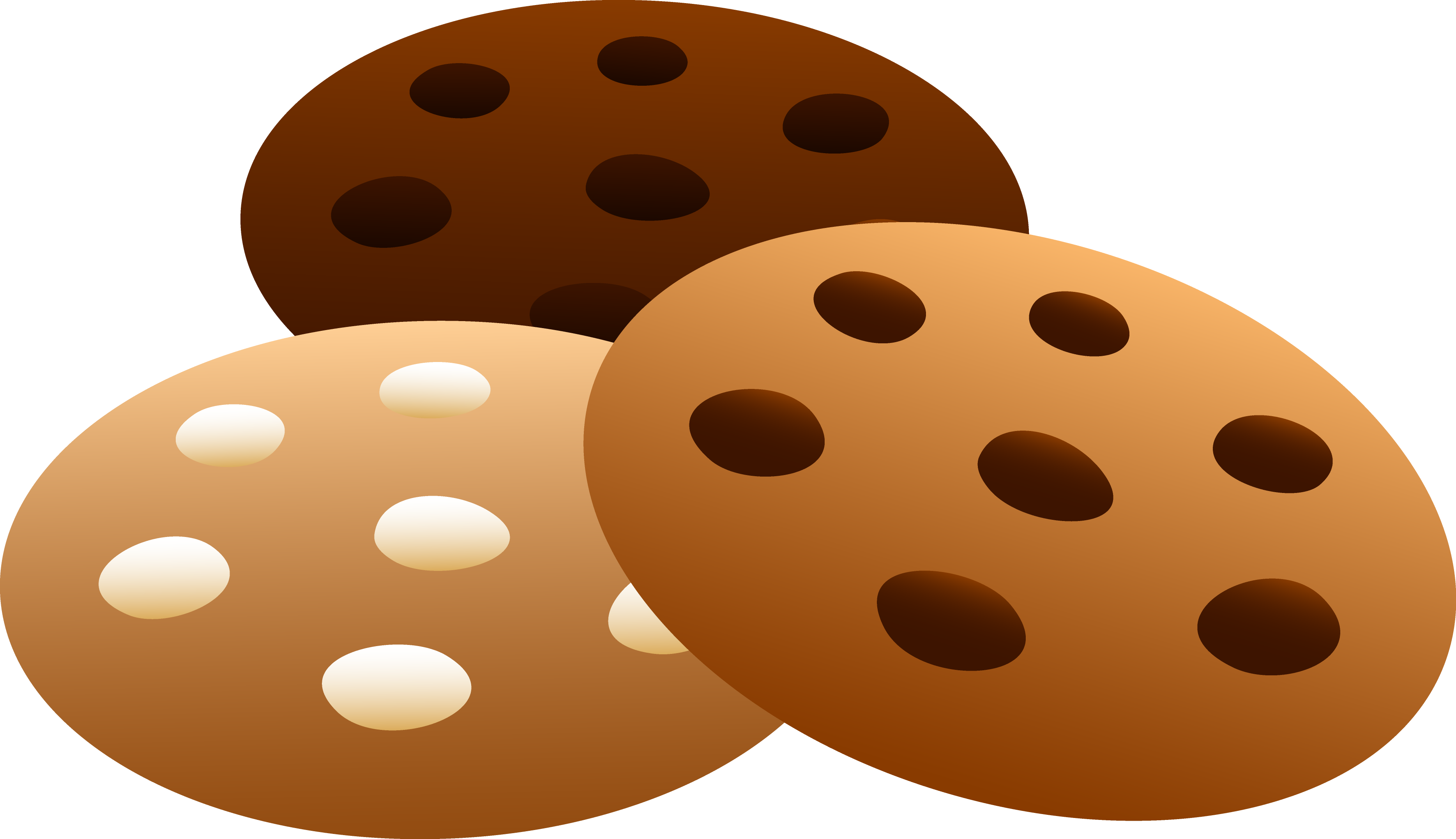 Chocolate Chip Cookie Clipart Black And White.