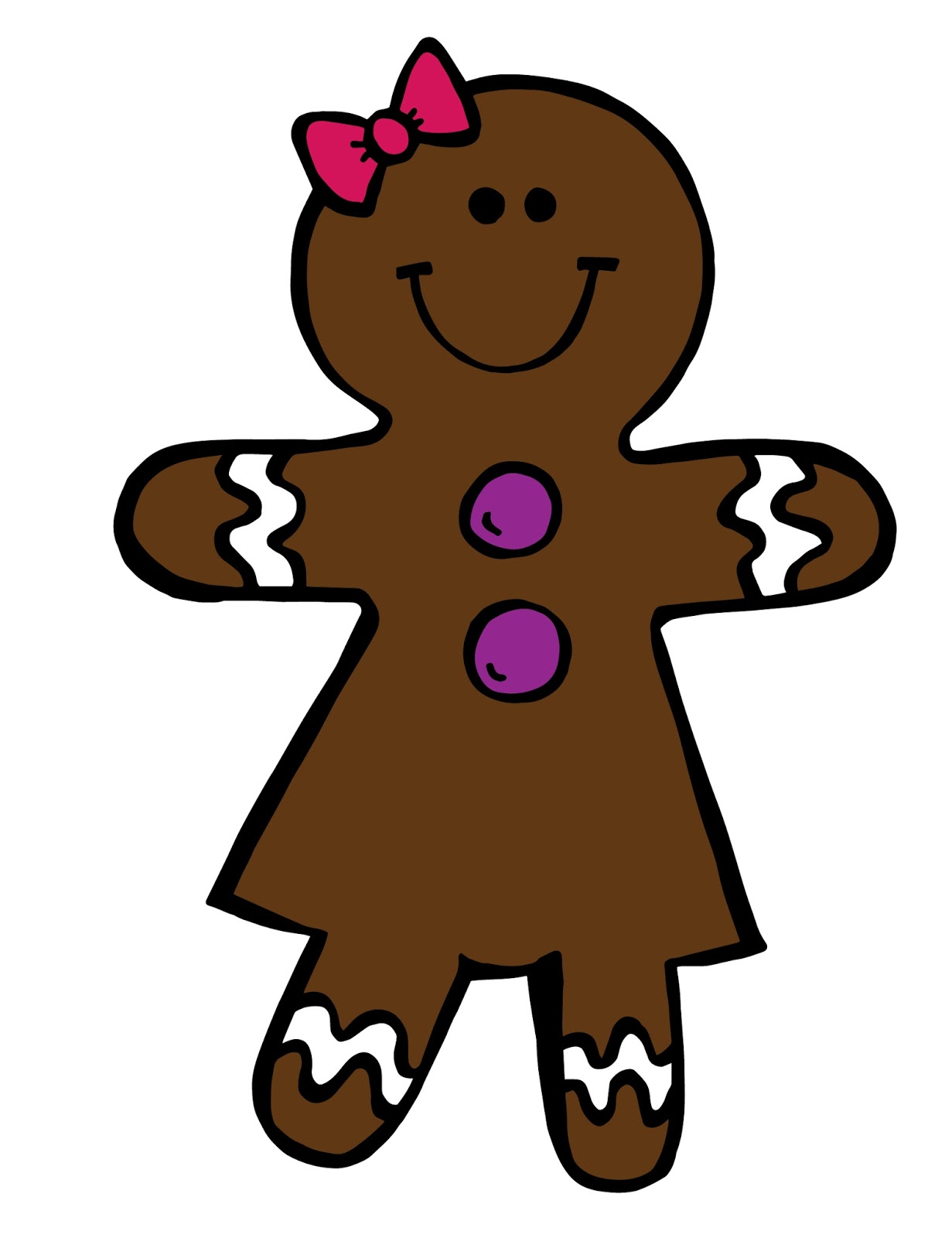 Cute gingerbread girl clipart Clip Art Library