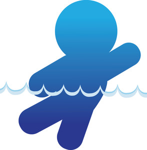 Swimmer Silhouette Clipart