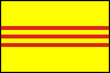 Vietnam flag south clipart