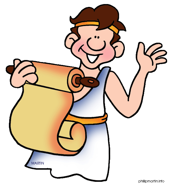 Greek character clipart