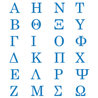 GREEK LETTERS STICKERS Thin Styled Font Characters Decals Clipart