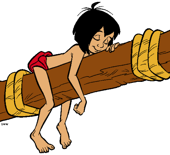 Clipart of people watching jungle book