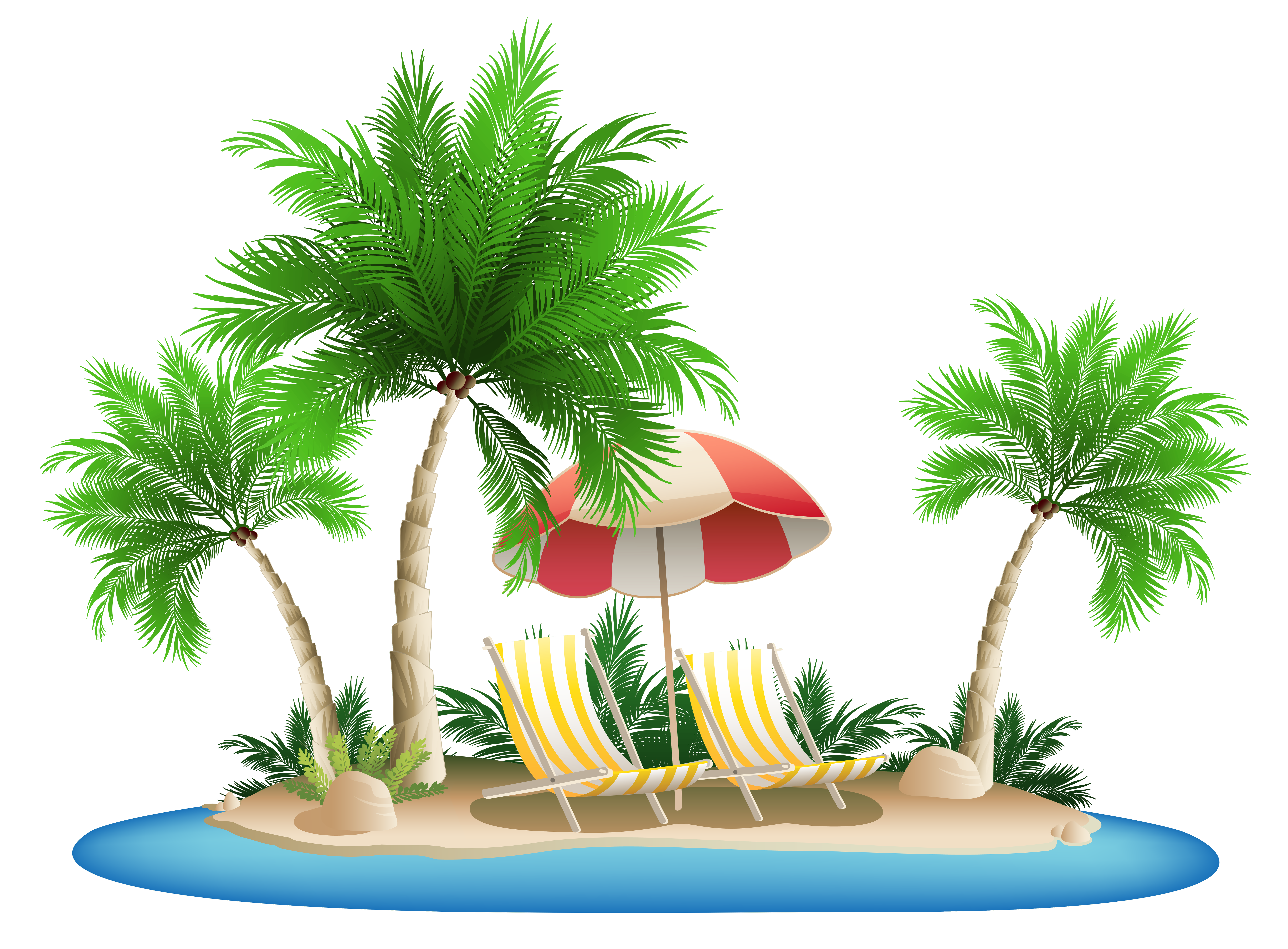beach palm trees png Clip Art Library