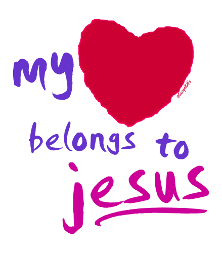 Jesus In My Heart Clipart