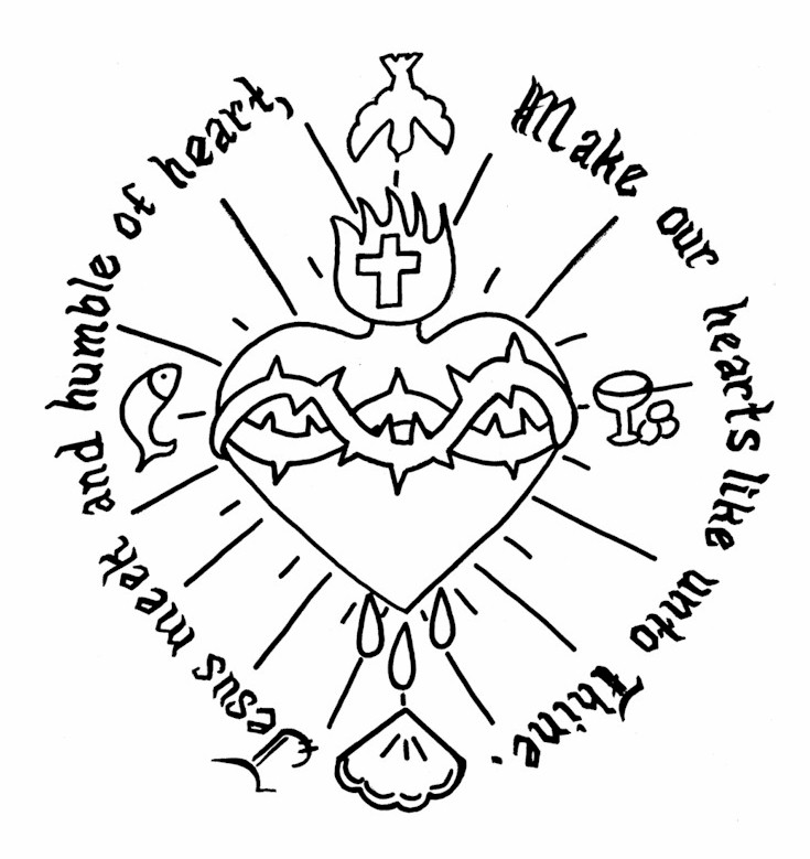 Clipart sacred heart of jesus
