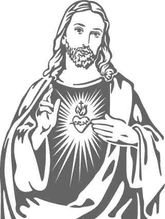 Sacred Heart Of Jesus Clip Art 49443