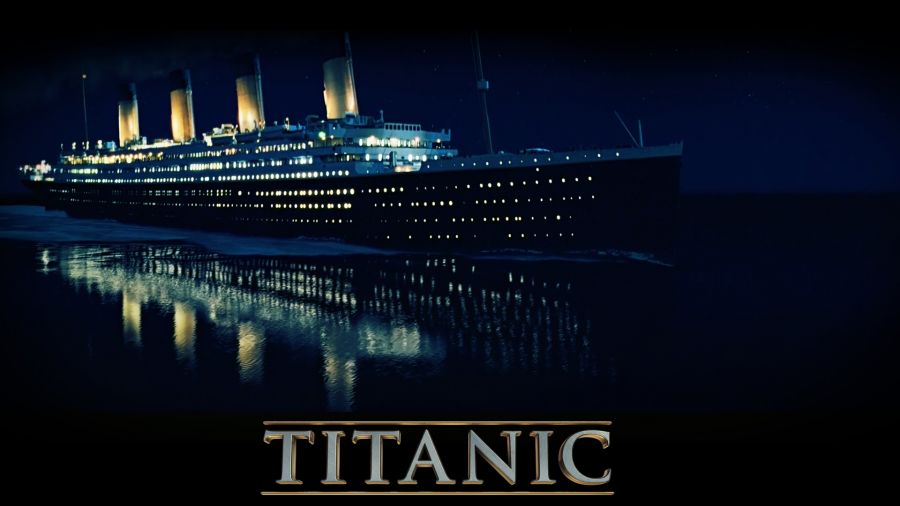 Free Wallpapers: Titanic Ship Sailing at Night