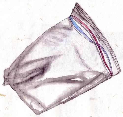 Ziplock Bag Drawing