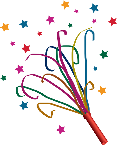 Party Streamers Clipart