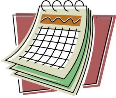 Clip art calendar page � cfxq