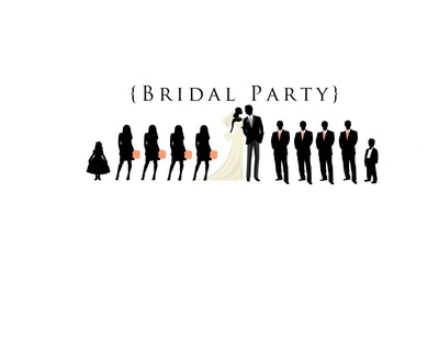 Bridal Party Clipart