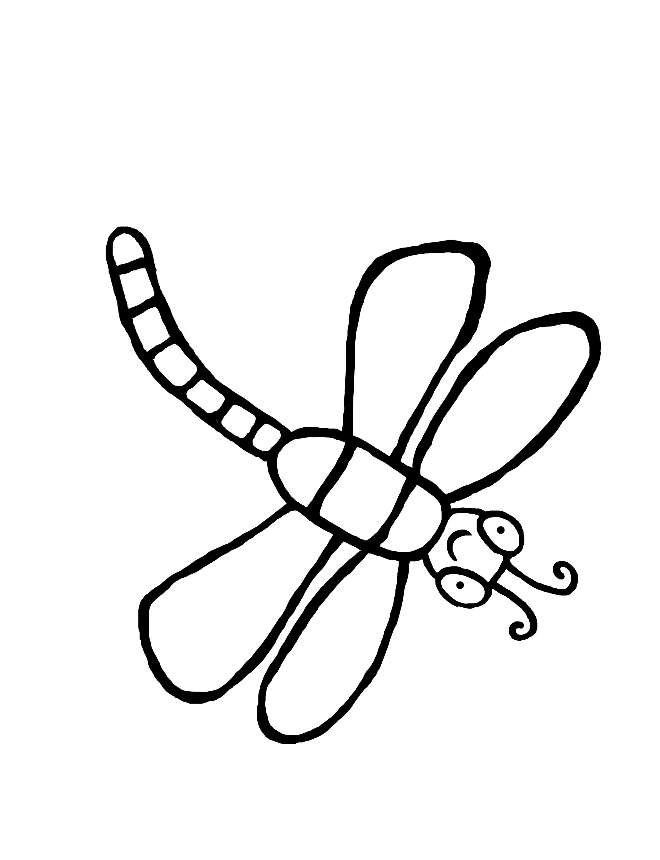 Clip Arts Related To : dragonfly clip art black and white. 