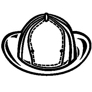 Fire hat clipart