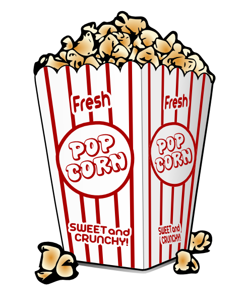 Popcorn image clip art