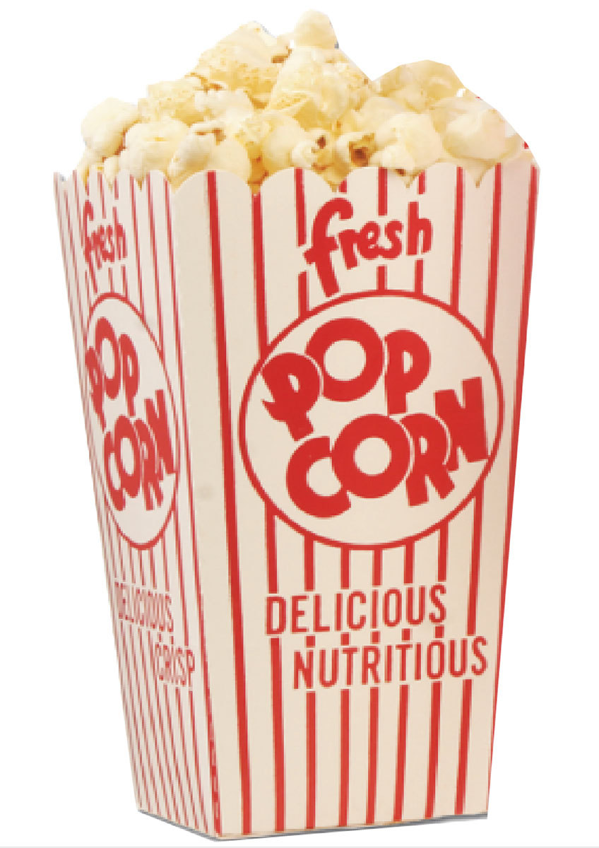 Popcorn box clipart