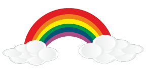 Free to Use  Public Domain Rainbow Clip Art 