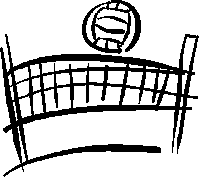 Clip Art Volleyball On Fire Clipart