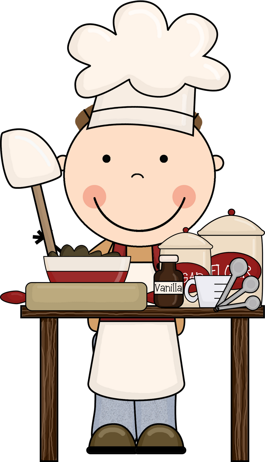 flameless cooking items clipart