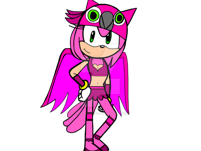 Amy Rose as Jewel from Rio by Yesenia62702 