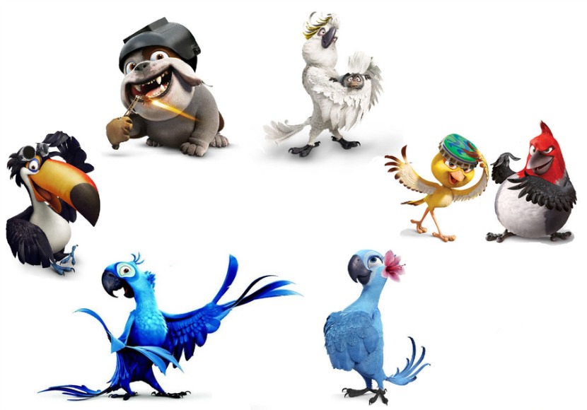 rio movie all characters - Clip Art Library
