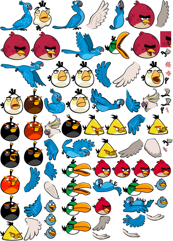 Angry Birds Rio Jewel Clip Art Library