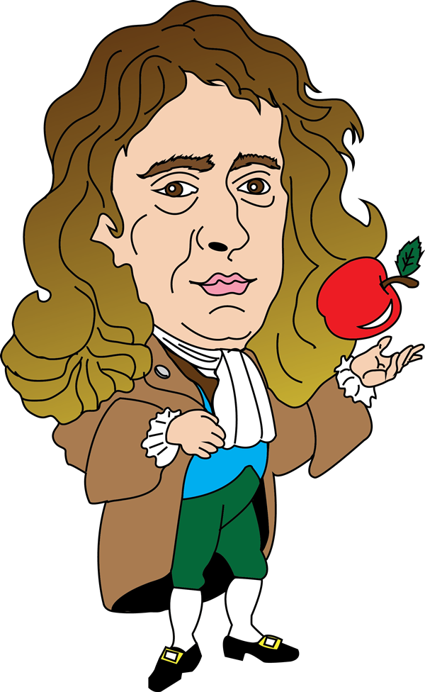 Free to Use  Public Domain Isaac Newton Clip Art
