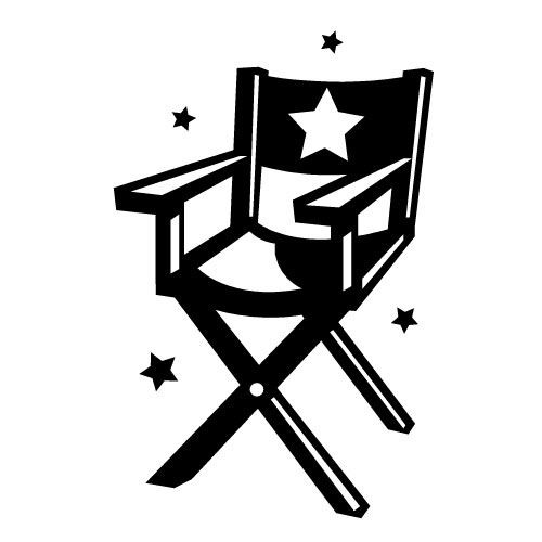 picture of cartoon director chair