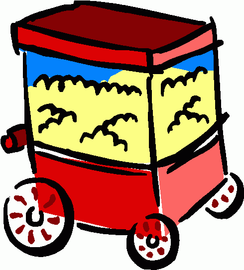 Popcorn Cart Clipart