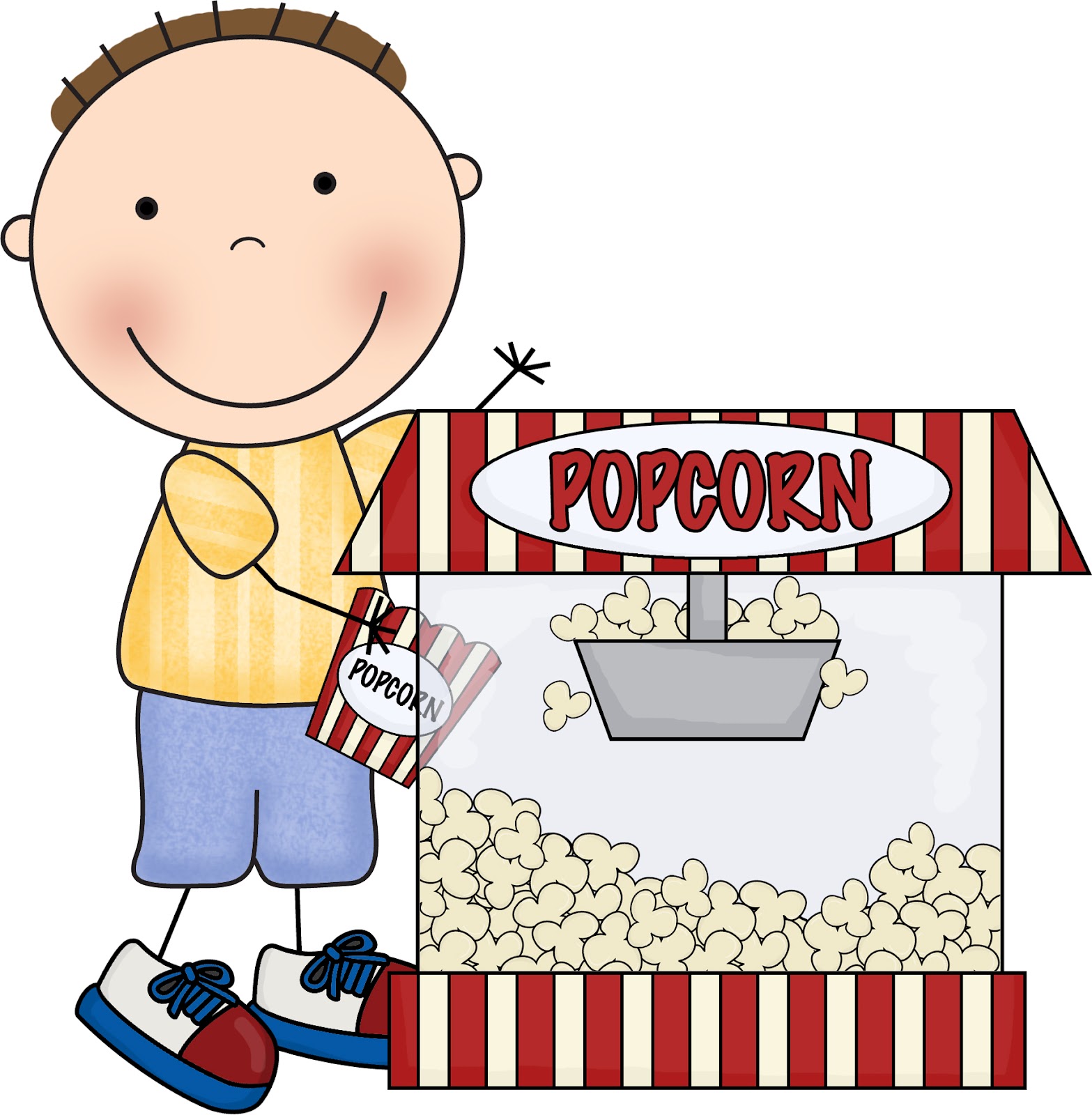 Popcorn Machine Clip Art