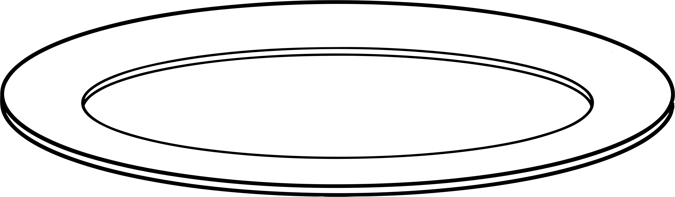 Plates clipart black and white