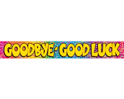 Goodbye and good luck clipart