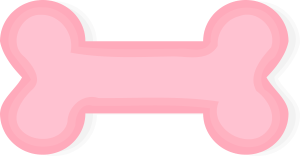 Pink dog clipart