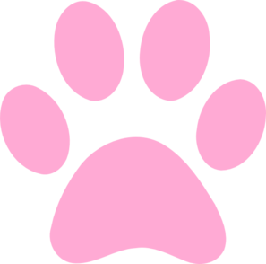 Pink Dog Print