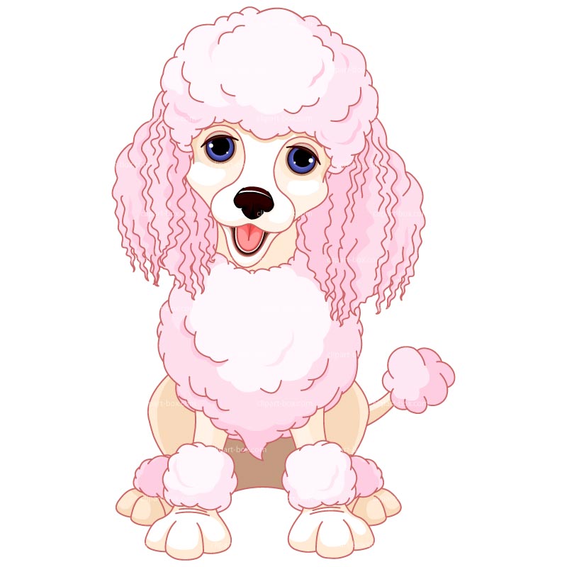 CLIPART BABY POODLE DOG
