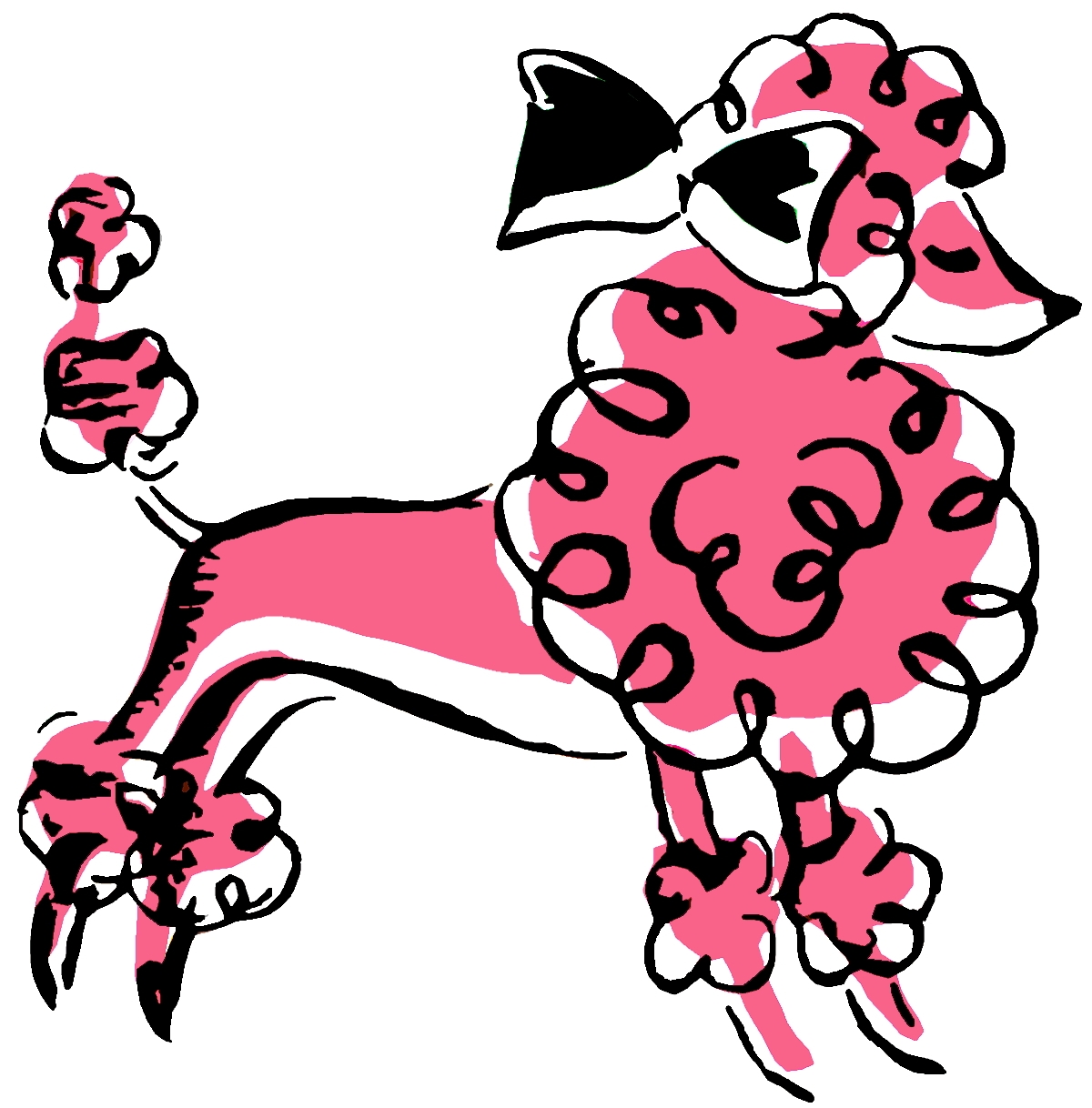 French dog clipart