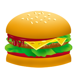 Hamburger Cartoon Clipart