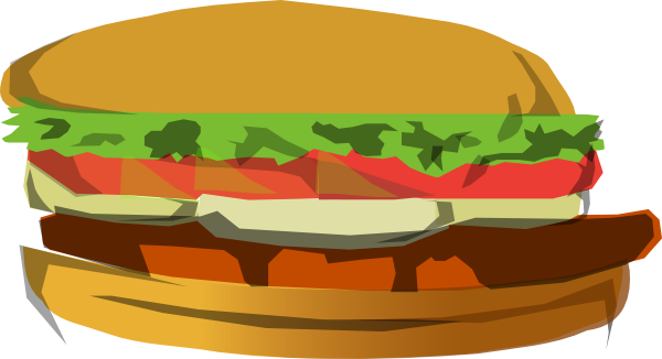 Bad Burger Clip Art at Clker