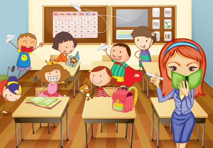 Free Classroom Cartoon Cliparts, Download Free Classroom Cartoon
