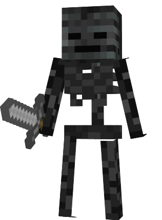 Minecraft skeleton clipart