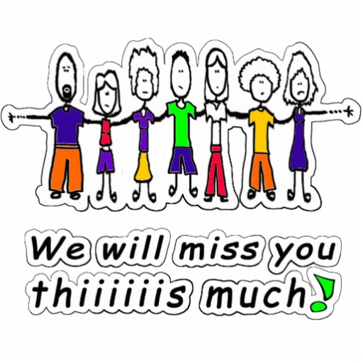 Clip Arts Related To : will miss you clipart. 