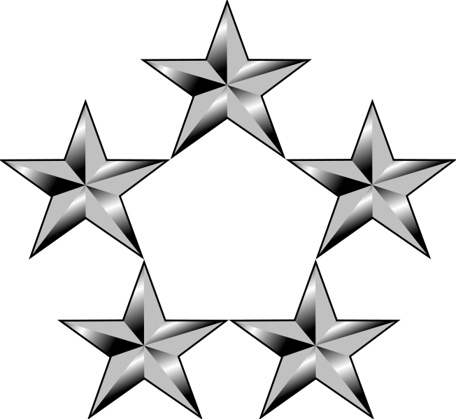 Five Star General Clipart