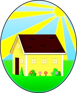 Lawn And House Clipart