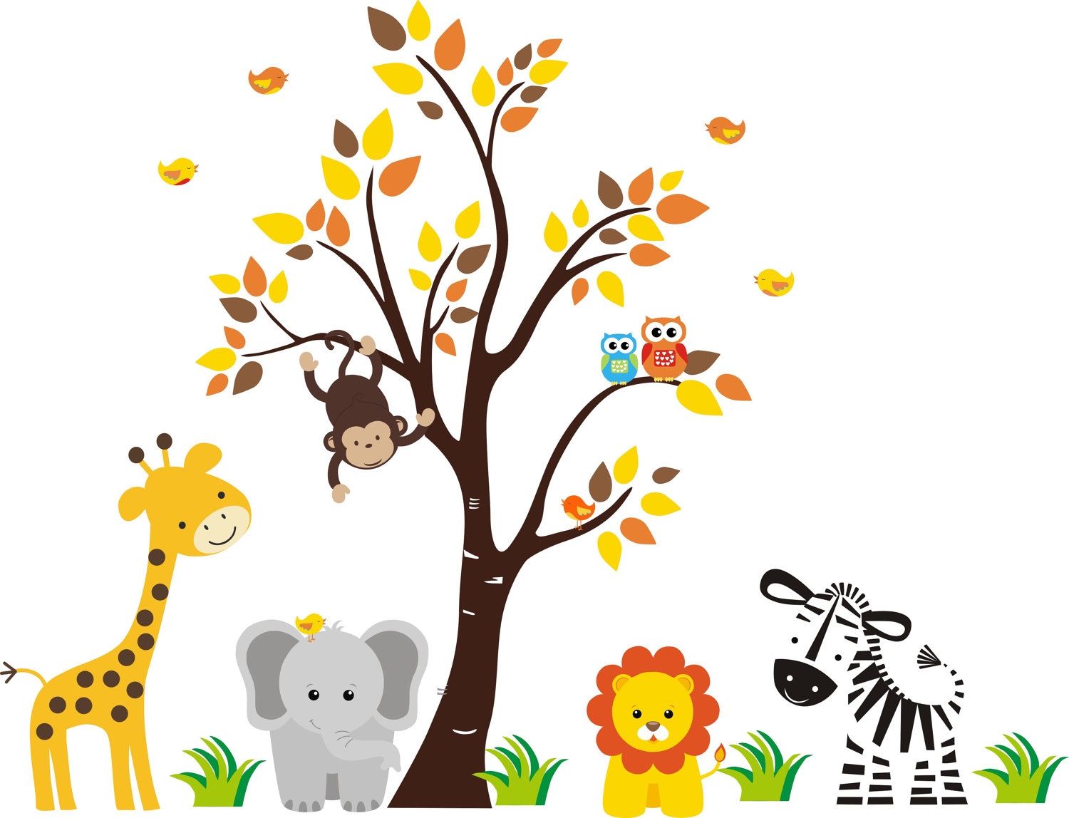 Baby Safari Clip Art Library