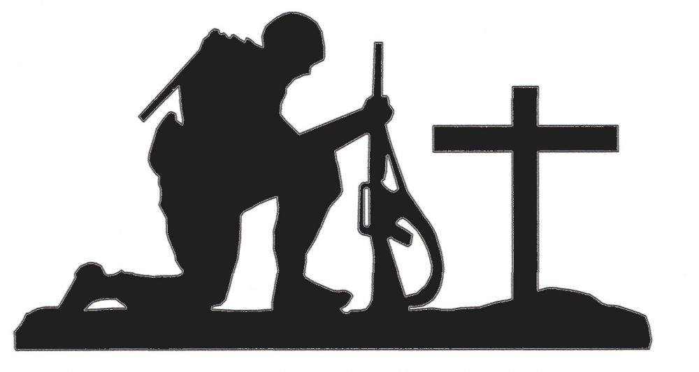 Soldier Praying Clipart