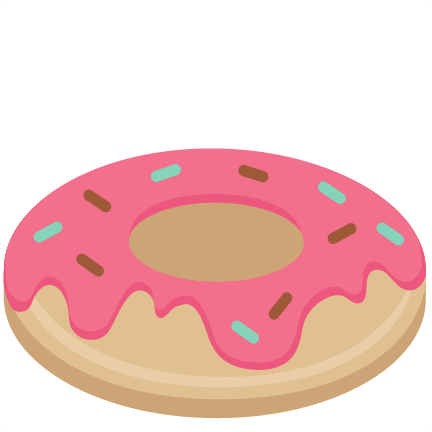 Cute donut clipart