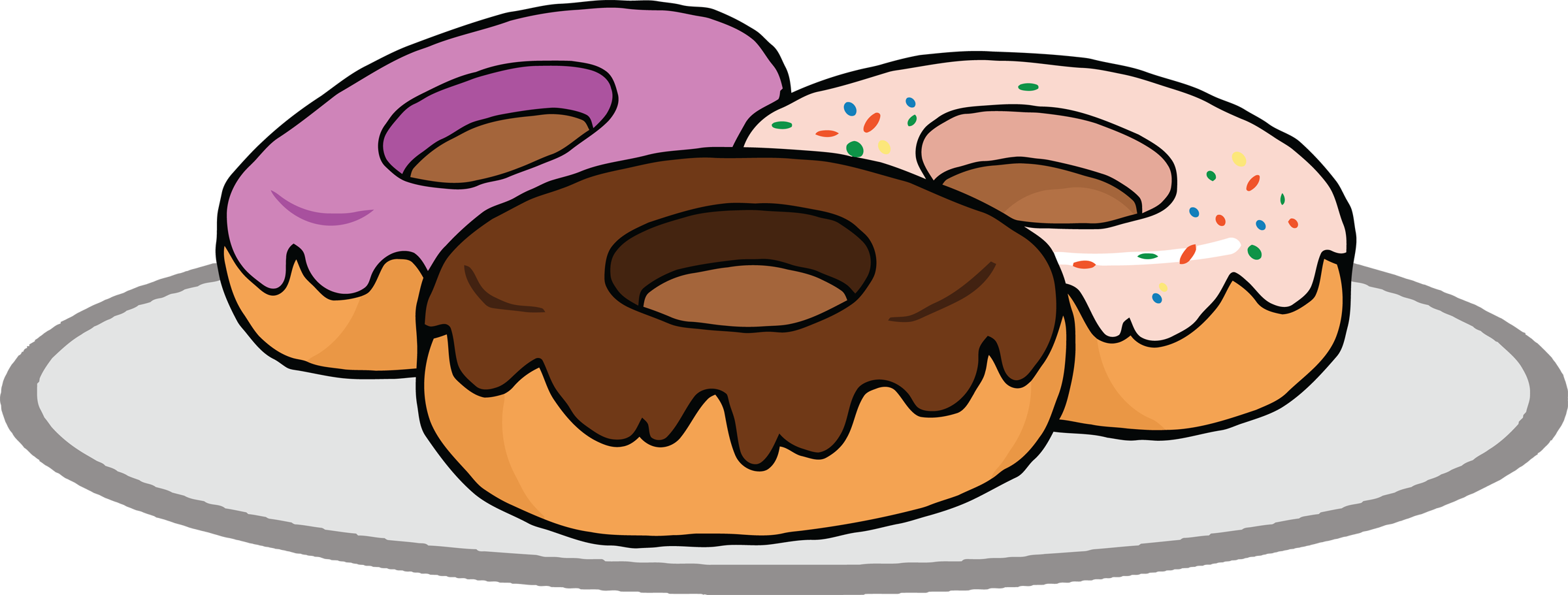 Kawaii Donuts Clipart / Cute