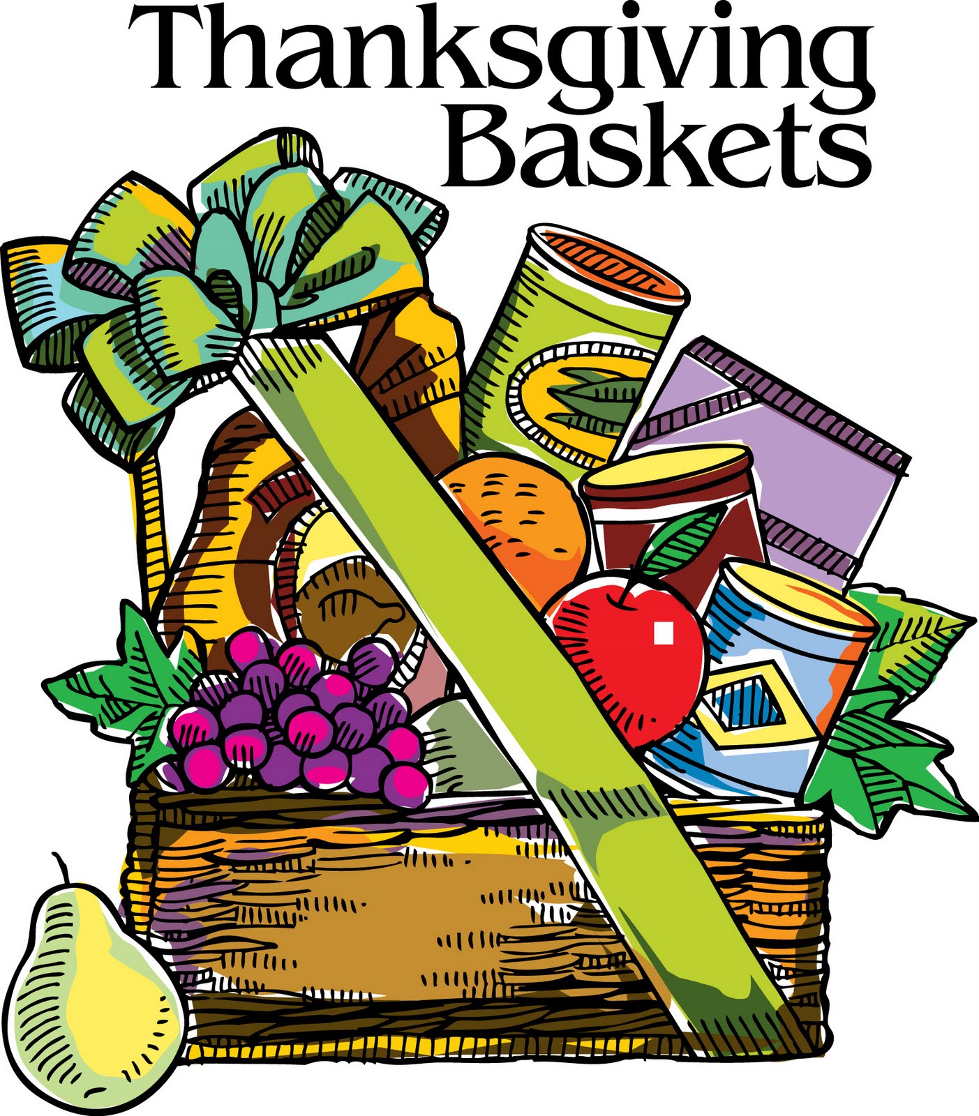 Christmas Food Donations Clipart