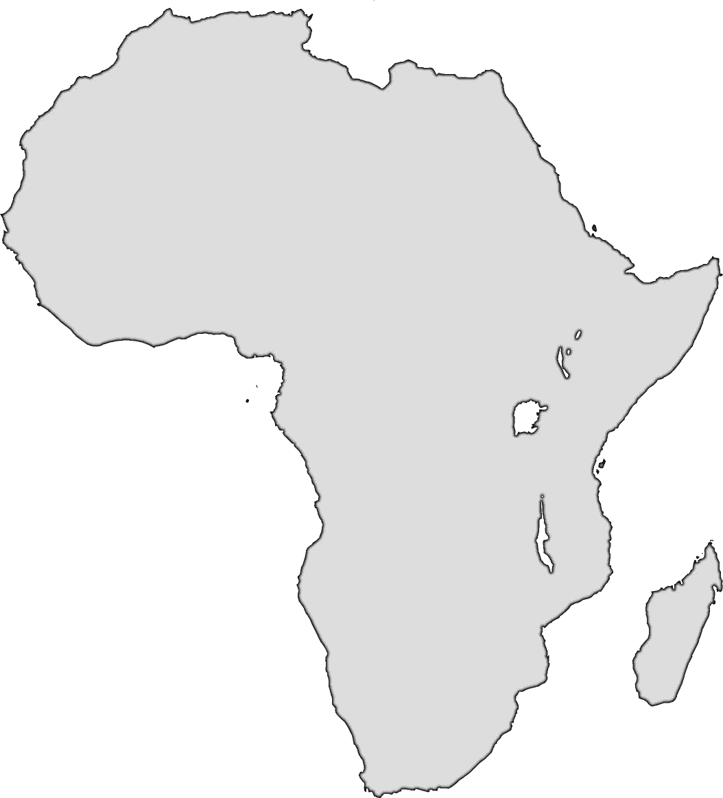 Africa Black And White Clipart