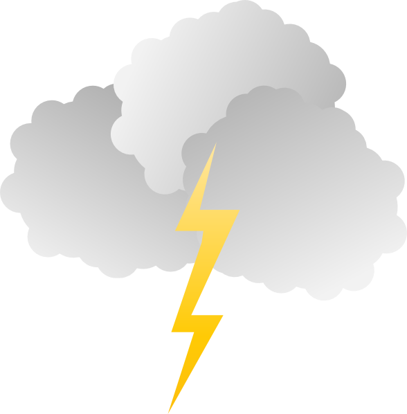 animated thunder and lightning - Clip Art Library